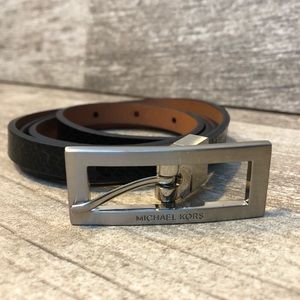 Michael Kors Belt Snake-Embossed Leather